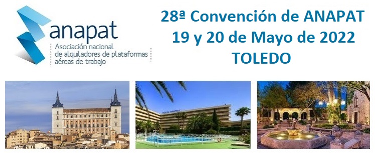 ANAPAT celebrará su 28ª Convención en Toledo el 19 y 20 de Mayo de 2022