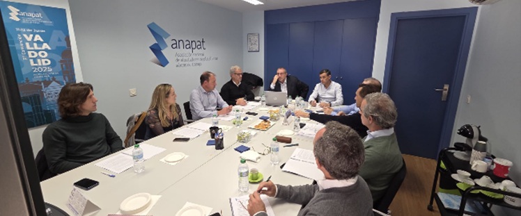 LA JUNTA DIRECTIVA DE ANAPAT SE REUNE DE NUEVO EN NOVIEMBRE PARA SEGUIR ANALIZANDO EL DESARROLLO DEL SECTOR