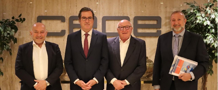 LA ALIANZA ELEVA SE REÚNE CON EL PRESIDENTE ANTONIO GARAMENDI DE CEOE