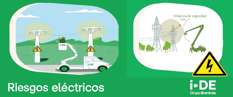 Fichas informativas de Prevención de líneas eléctricas de tensión i-DE - Grupo Iberdrola