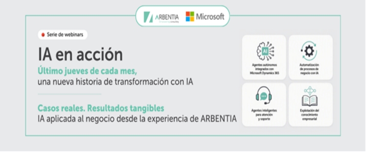 IA EN ACCIÓN. WEBINAR ARBENTIA