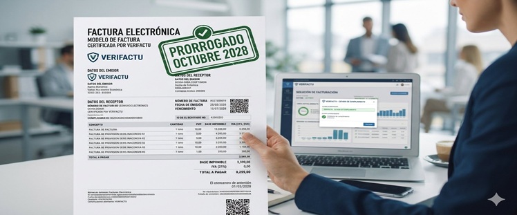 PRORROGADO VERIFACTU HASTA OCTUBRE 2028