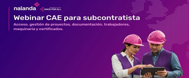 WEBINAR DE LA PLATAFORMA CAE NALANDA PARA CONTRATISTAS